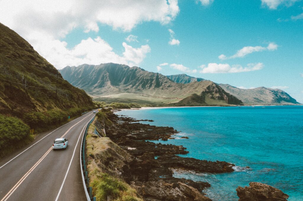 Picture of Oahu Hawaii roads