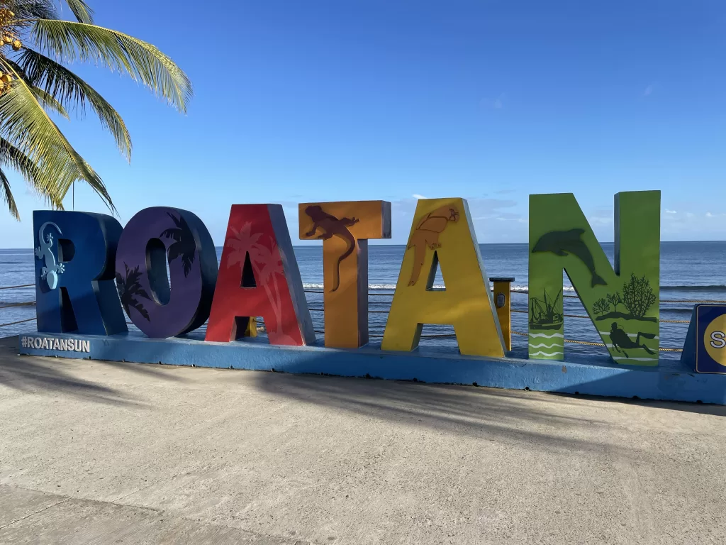 Roatan Honduras Sign